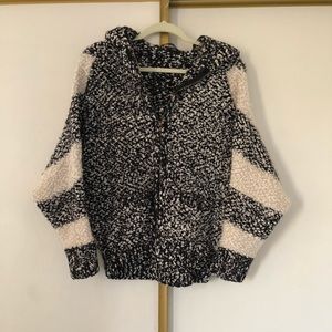 Oversized thick popcorn hoodie